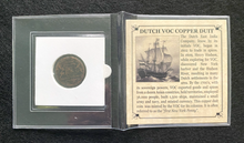 Load image into Gallery viewer, First New York Penny VOC Copper Coin 1700's - COA & History & Holder Inc - Collectors Couch