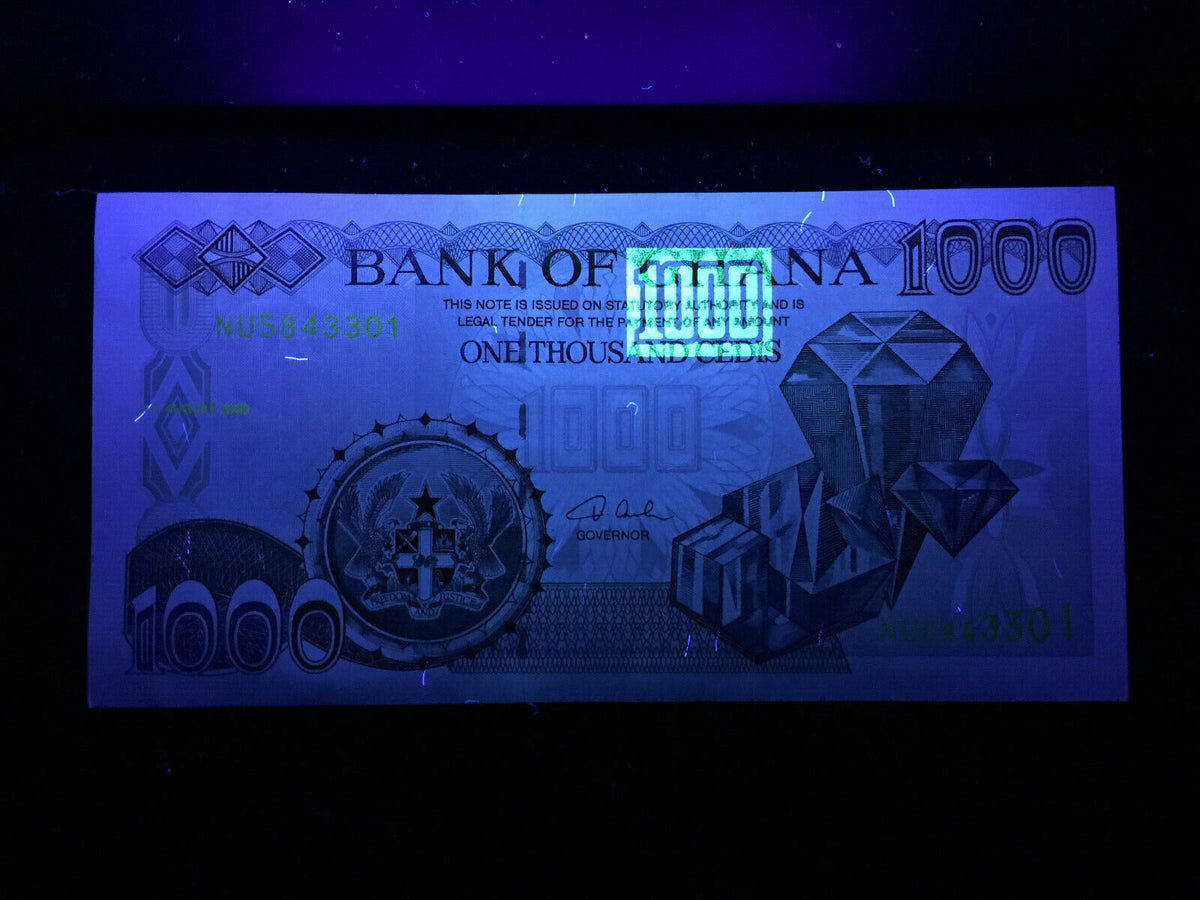 Ghana One 1 Cedi Bank Note Stock Photo Ghana One 1 Cedi Bank Note Stock Photo