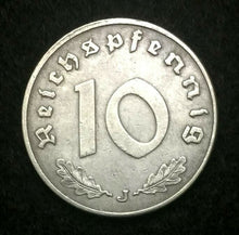 Load image into Gallery viewer, Authentic Rare Old German WWII Coin and Stamps - Hold a Piece of WWII History - Collectors Couch
