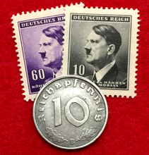 Load image into Gallery viewer, Authentic Old WWII German 10 Cent Coin Military Army War Collection & Stamps - Collectors Couch