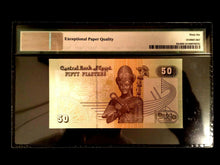 Load image into Gallery viewer, Egypt 50 Piastres 2008 Banknote World Paper Money UNC Currency - PMG Certified - Collectors Couch