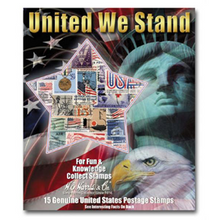 Load image into Gallery viewer, Four Stamps Sets - United We Stand - War & Peace - Founding Of America-Worldwide - Collectors Couch