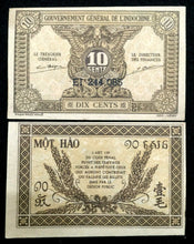 Load image into Gallery viewer, French Indo China Circulated (XF-AU) Banknote World Paper Money Currency - Collectors Couch