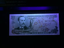 Load image into Gallery viewer, Costa Rica 5 Colones 1989 Banknote World Paper Money UNC Currency Bill - Collectors Couch