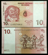Load image into Gallery viewer, Congo 10 Centime 1997 Banknote World Paper Money UNC Currency Bill Note - Collectors Couch