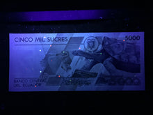 Load image into Gallery viewer, Ecuador 5000 Sucres 1999 Banknote World Paper Money UNC Currency Bill Note - Collectors Couch