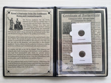 Load image into Gallery viewer, Ancient Roman Coins Rome&#39;s Fearsome Twin City Goddesses Roma &amp; Constantinopolis - Collectors Couch