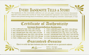 Germany Weimar Republic Hyperinflation Period - A Collection Of Twelve Banknotes - Collectors Couch