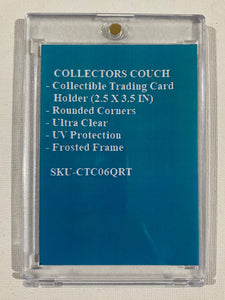Collectible Trading Card Holder 2.5" X 3.56" Rounded Corners - 5 PCS