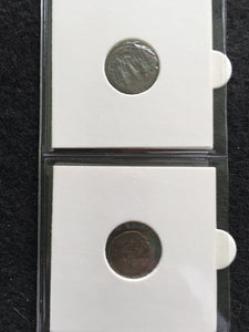 Ancient Roman Coins Rome's Fearsome Twin City Goddesses Roma & Constantinopolis - Collectors Couch
