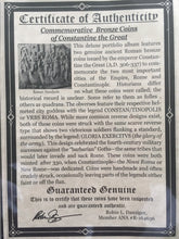 Load image into Gallery viewer, Ancient Roman Coins Rome&#39;s Fearsome Twin City Goddesses Roma &amp; Constantinopolis - Collectors Couch