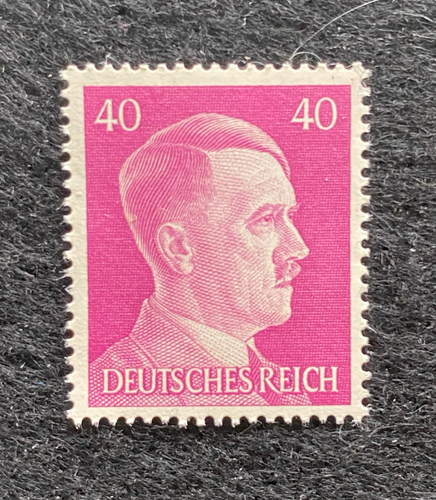Rare Old Authentic WWII German Unused Stamp - 40 Rp MNH