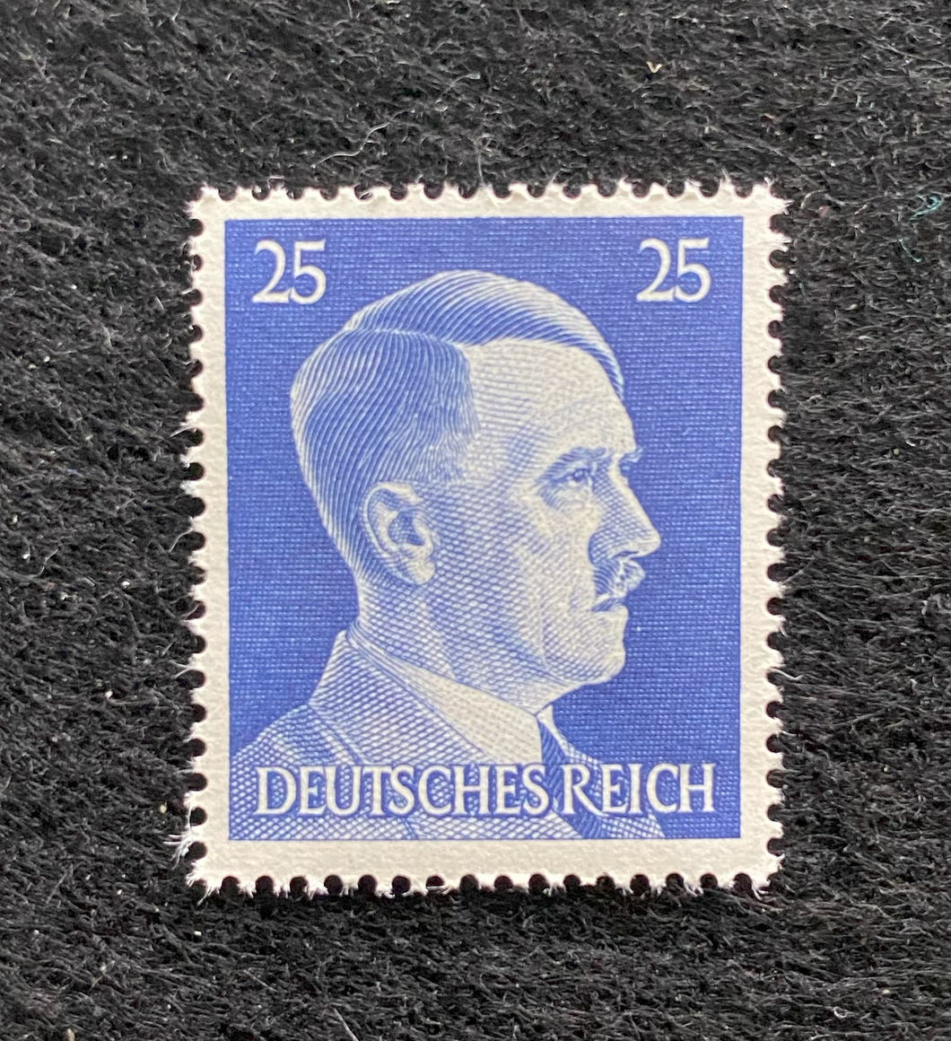 Rare Old Authentic WWII German Unused Stamp - 25 Rp MNH