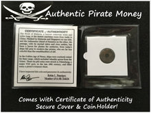 Load image into Gallery viewer, Authentic Pirate Coin From 18th Century Tin Piti Coin Stuck in Palembang Port - Collectors Couch
