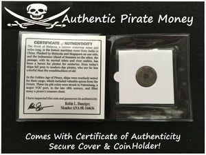 Authentic Pirate Coin From 18th Century Tin Piti Coin Stuck in Palembang Port