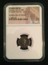 Load image into Gallery viewer, Authentic Roman Empire Bronze Coin Roman AE of Salonina (AD 253-268) NGC