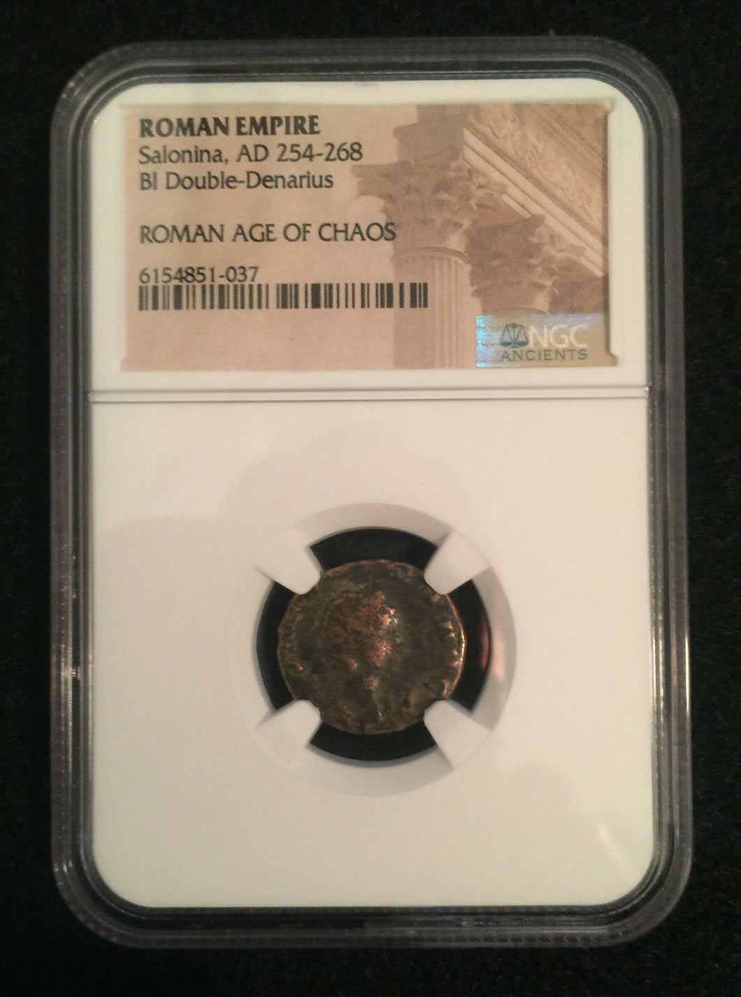 Authentic Roman Empire Bronze Coin Roman AE of Salonina (AD 253-268) NGC