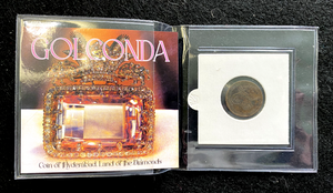 Golconda : 2 Pai Coin of Hyderabad India Issued By Usman Ali Khan (1724-1948)