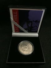 Load image into Gallery viewer, 1965 British Crown Coin Sir Winston Churchill SOA &amp; Capsule &amp; Display Box Inc.