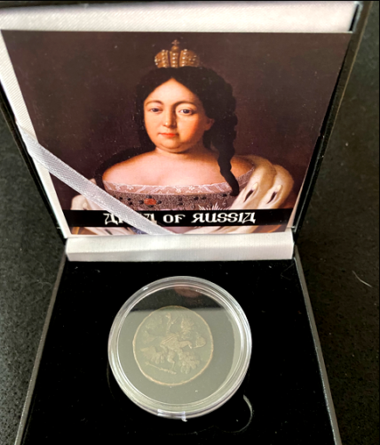 Anna Of Russia Era's Coin SOA & Capsule & Display Box Included - Collectors Couch