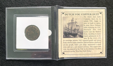 Load image into Gallery viewer, First New York Penny VOC Copper Coin 1700&#39;s - COA &amp; History &amp; Holder Inc