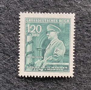 Rare Old Antique Authentic WWII German Hitler Unused Stamp - 1.20 Rp - Collectors Couch