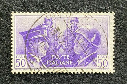 WW2 German Rare HITLER & MUSSOLINI Used Stamp Historical Artifacts - Collectors Couch