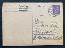 Load image into Gallery viewer, Very Rare WWII Nazi Germany 1944 Used Historical Postcard Hitler Stamp - Collectors Couch