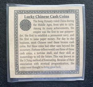 Chinese Lucky Coin COA & History & Album Included