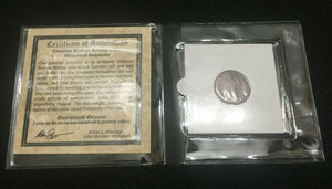 First Christian Empire Roman Bronze Coin 306 - 410 AD - Certified Authentic Coin - Collectors Couch