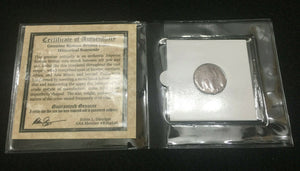First Christian Empire Roman Bronze Coin 306 - 410 AD - Certified Authentic Coin