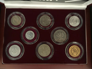 Cold War Iron Curtain - 8 Coin Collection Soviet Union Eastron Bloc Countries