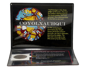 Coyolxauhqui: The Aztec Moon Goddess Coin of Mexico COA & History & Album Inc. - Collectors Couch