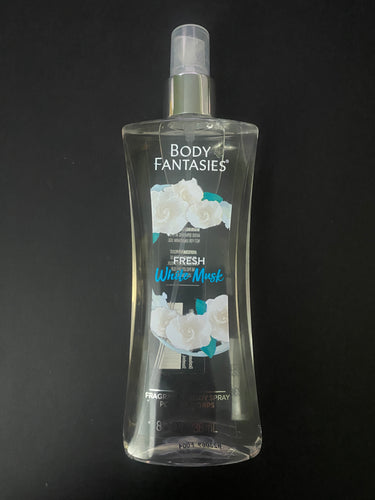 Body Fantasies Fresh White Musk – Fragrance Body Spray – 8 fl oz