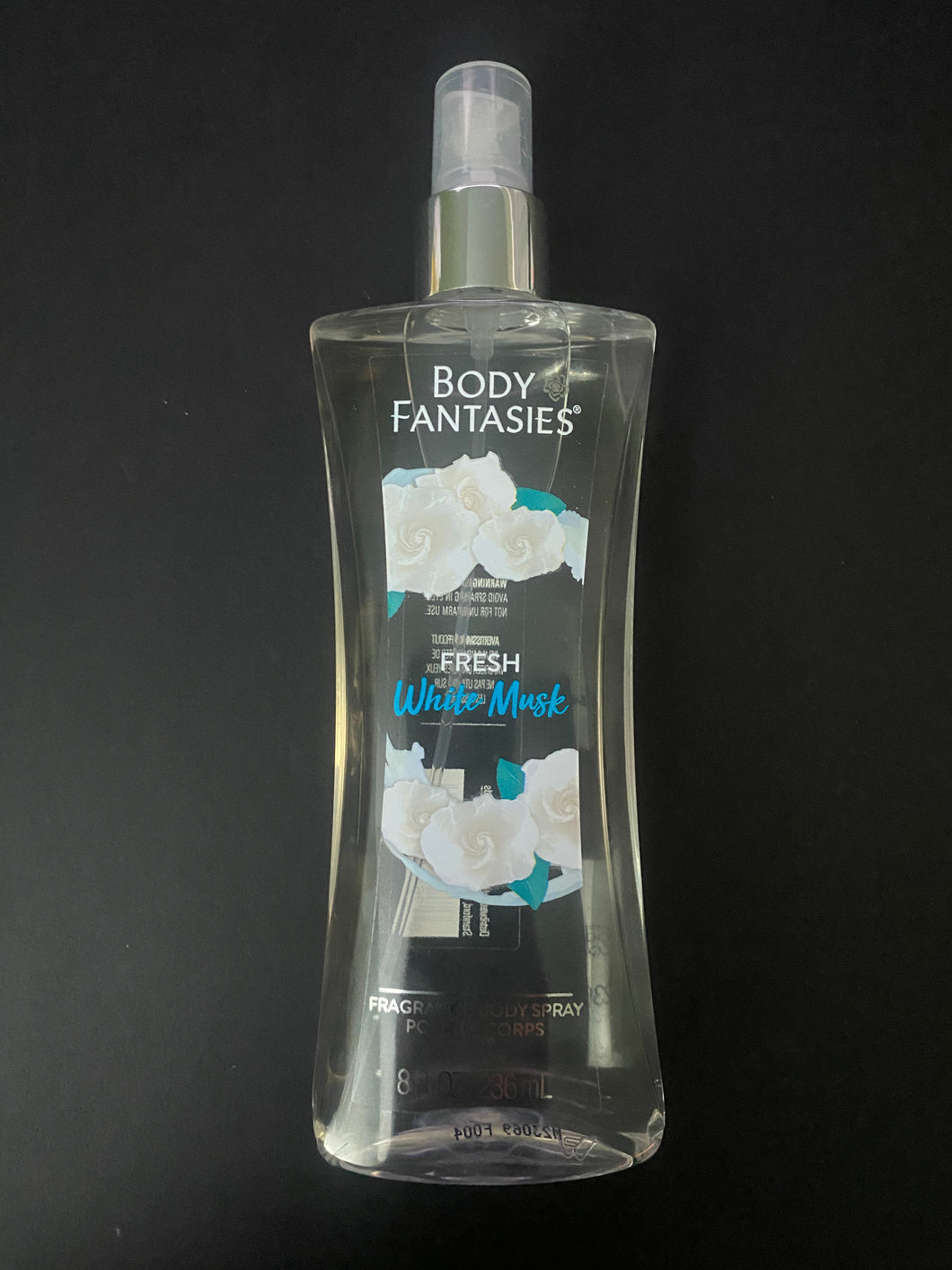 Body Fantasies Fresh White Musk – Fragrance Body Spray – 8 fl oz