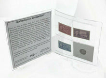 Load image into Gallery viewer, Franklin D. Roosevelt Silver Dime &amp; Three Stamps &amp; COA With History &amp; Mini Album