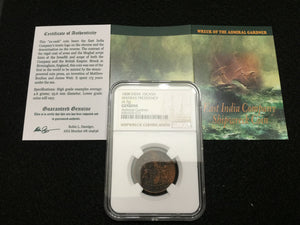 1808 Gardner Shipwreck East India Co.10 CASH Coin NGC Certified Case & History - Collectors Couch