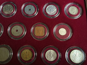 World War II Certified TWENTY Coins COA & Capsules & Secure Display Box Included