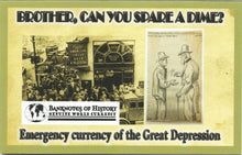 Load image into Gallery viewer, Emergency Currency Of The Great Depression $1 Pay Warrant COA &amp; History &amp; Folder