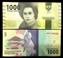 Load image into Gallery viewer, Indonesia Note 1000 Rupiah Banknote Currency BILL UNC - Collectors Couch