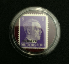 Load image into Gallery viewer, WW2 CERTIFIED German Coins TWO SILVER One Zinc &amp; Bronze Mint Stamp Display Box COA &amp; History - Secure Coin Capsules - Display Box Inc. - Collectors Couch