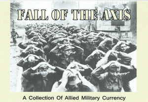 WWII Rare Collection Of Certified Allied Military Currency 8 Banknote Set Album
