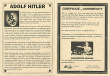 Load image into Gallery viewer, World War II CERTIFIED Two German Coins 1,10 Rp &amp; 50 Reichsmark Bill &amp; Stamp - Collectors Couch