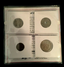 Load image into Gallery viewer, World War II Certified FOUR Coins France, Spain, Austria, and Czechoslovakia