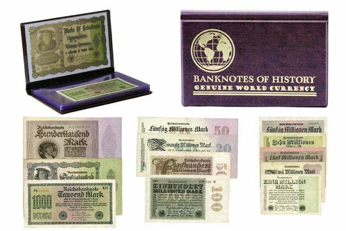 Germany Weimar Republic Hyperinflation Period - A Collection Of Twelve Banknotes