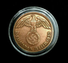 Load image into Gallery viewer, Rare WW2 German Coins &amp; Stamps Set Of Historical Artifacts - 2 &amp; 10 Rp Coin - Collectors Couch