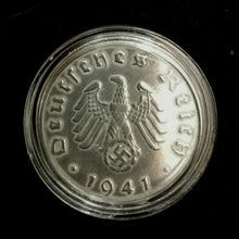 Load image into Gallery viewer, Rare WW2 German Coins &amp; Stamps Set Of Historical Artifacts - 2 &amp; 10 Rp Coin - Collectors Couch