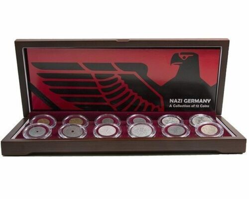 World War II Certified Boxed Collection of 12 Coins COA & History & Box Included