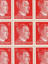 Load image into Gallery viewer, Stamp Germany Mi 788 Sc 511B Sheet 1941 WWII Fascism War Era Hitler MNH 12PF - Collectors Couch