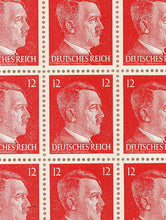 Load image into Gallery viewer, Stamp Germany Mi 788 Sc 511B Sheet 1941 WWII Fascism War Era Hitler MNH 12PF